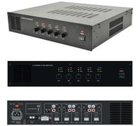 5x 60W Multi Zone Mixer Amplifier System 100V 8Ohm HiFi Speaker Switch Splitter