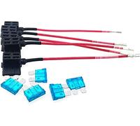 5X Add-A-Circuit Fuse TAP Standard Adapter ATO ATC Blade Holder with 5pcs 15A Fuses for Car Auto Truck Automotive