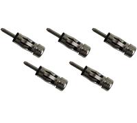 5x AIV Antenna Adapter DIN to ISO Car Radio Antenna Plug Socket