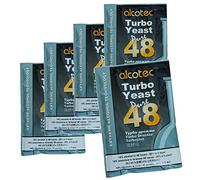 5x Alcotec 48 Pure Turbo Super Yeast Packets High Alcohol 20% Homebrew Vodka