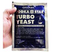 5x Alcotec Vodka Star Turbo Yeast Packets for Extreme Purity Homebrew Vodka Wash