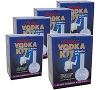 5X Alcotec Vodka Type Spirit Kits 21% ABV 25L High Alcohol Home Brew Moonshine