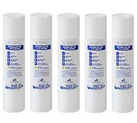 5X Aquati Polypropylene Foam PP 1 Micron Sediment Standard Size Water Filter Cartridge 10” for Reverse Osmosis RO HMA Drinking Water Systems BPA Free Standard Size Pre Filter