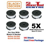5x Black & Decker Reflex GL560 GL545 GL550 Strimmer Trimmer Spool Line Fast Post