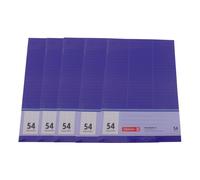 5x BRUNNEN A4 Vocabulary Notebook Line 54, 32 Pages Blue