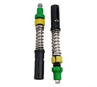 5x Carbon Fiber Pole Lock 12mm Green Shockproof | Shock-absorbing spring, reduces wrist strain, fits 12mm tubes, plastic steel build, green color