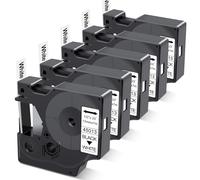 5X Compatible with Dymo D1 Label Tape 45013 A45013 12mm x 7m S0720530