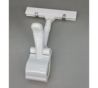 5X Cream White New Plastic Clip On Promotional Price Card Holder for Clothes/Garment Rails