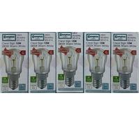 5x Crompton 15W SES E14 240Volt PYGMY Lamp 15 Watt Bulb SIGN [EEK: G]