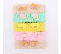 5x Cute Makeup Headbands - Fruity Selection (Assorted) Soft, Stretchy & Comfortable for Skincare, Makeup & Spa (5x Cute Makeup Headbands - Hearts & Ears (assorted), One size)