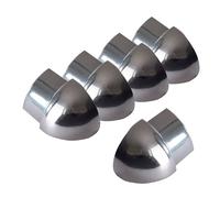 5X Dalsys Outer Corner for Tile Trim 12.5mm Quarter Circle Profile Polished Stainless Steel