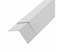 5x Decking Angle Trims Aluminium Decking Edging Corner Trim L Profile vidaXL