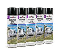5x Dekalin DEKAphon 9735 Underbody Protection Black For Spear Wood & Floor Panels 500 ml Ideal for caravan, motorhome