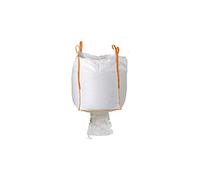 5x Discharge Spout Builders Bags - Tonne Bags | 90x90x90cm| 1,0 Tonne | Garden Bags heavy duty with handles | Garden stones bulk bags | Dumpy Bags | 1 ton bag