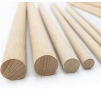 5X Dowels Rod Beech Wood Smooth Pegs 1m x 6mm for Craft Sticks DIY Wooden Woodcraft