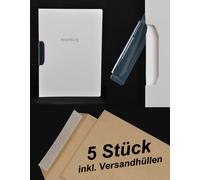 5x Durable DURASWING JOB - Application Folder - White with Clip + Envelopes