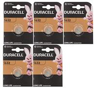 5X Duracell 1632 Lithium (5 Blister Packs of 1 Battery) 5 Batteries