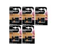 5X Duracell 245 2CR5 Lithium (5 Blister Pack of 1 Battery) 5 Batteries
