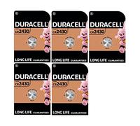 5X Duracell Cr 2430 Lithium (5 Blister Packs of 1 Battery) 5 Batteries