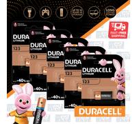 5x DURACELL DL123 3V PHOTO LITHIUM ULTRA Batteries CR123A CR123 CR17345 DURALOCK