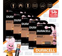 5x DURACELL MN27 SPECIALTY 12V Alkaline Batteries A27 8LR732 EL27A EL812 L828