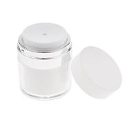 5x Empty Airless Press Bottles Face Cream Container Makeup Jar Cosmetic Jar 50g, 6 Pcs