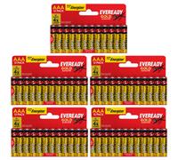 5X Eveready Gold Aaa Alkaline Batteries, Pack Of 12 (60X Batteries In Total)