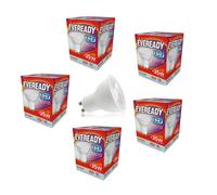 5x Eveready GU10 LED Light Bulbs 3.1W 6500K 250lms Efficient
