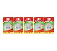 5X Eveready Halogen G9 Capsule Bulb 180Lm 25W 2800K (Warm White) - Pack Of 10
