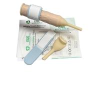 5X External Catheter for Men (30mm) + Fixing Strap Bundle - Latex Urinary Sheath with Catheter Leg Bag Holder Support - Compatible with Leg Bag, Night Bag, and Catheter Systems