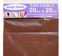 5x Extra Large 20cm X 20cm Square Self Adhesive Felt Floor Protector Pads