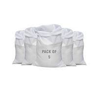 5x Extra Large Woven Sacks Polypropylene PP Rubble Sacks Heavy Duty Size Woven Bags Builders Bags Garden Waste bags (60x100cm)