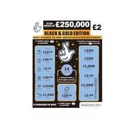 5x Fake £250,000 Winning Scratch Cards, Realistic Lottery Prank Tickets, Funny Scratch-Off Joke Gag Gift for Birthdays, Christmas, Secret Santa and Parties