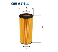 Oil filter FILTRON OE 671/4 for AUDI A5 (8T3) 3.0 2011-2017