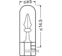 5x ✅Fits OSRAM 2741 BULB 24V 1.2W W2x4.6d OSRAM ORIGINAL ⭐UK Seller⭐