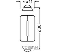 Osram Bulb 12V10W Sv8.5-8 (Pack of 10)