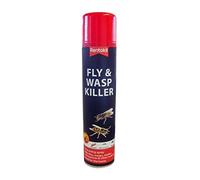 5x FLY & WASP KILLER AEROSOL SPRAY BY RENTOKIL. 300ml