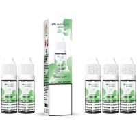 5x Fresh Mint Hayati Pro Max | Size 20 | 5 x 10 m l | Clean Puffs | Aromatic Clouds | Smooth Inhale | No Nicotine | Pack of 5 (20)