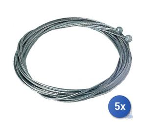 5X Front And Rear Brake Cable Pair For Sports Bike 80Cm - 178Cm
