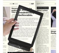 5X Full Magnifying Sheet for Reading, 8.8 x 6.3 Inch Bendable Handheld Page Magnifier Perfect Magnifying Glass for Reading Small Prints, Aging Eyes, Low Vision, and Seniors