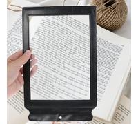 5X Full Page Magnifier for Reading, 8.8 X 6.3 Inch Bendable Reading Handheld Book Magnifying Sheet, Perfect Magnifying Glass for Readings Small Prints, Aging Eyes, Low Vision, and Seniors