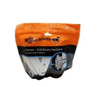 Gallagher - TurboLine Corner insulator with wing nut (pack of 5) - Electric fence tape insulator