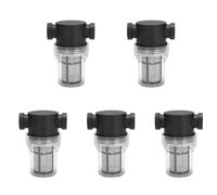 5X Garden Pond Inline Mesh Strainer Water Pump Filter Irrigation High Pipeline Filter