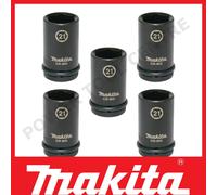5x Genuine Makita scaffolding Impact Wrench Socket 52mm 1/2" Fits DTW300 DTW302