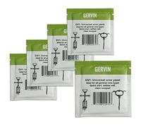 5X Gervin Wine Yeast GV1#1 Green Label General Purpose White & Red 5g 23L