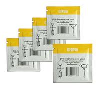 5x Gervin Wine Yeast GV3 No.3 Yellow Label 5g Sparkling or Desert Wine 5-23L