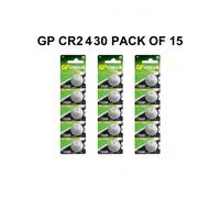 5x GP Lithium 2430 Coin Batteries CR2430 3V Lithium Ultra Longest Expiry UK NEW