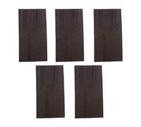 5x Guitar Headplate Head Veneer Headstock Decorative Tool Parts Balck Wood, Black Wood