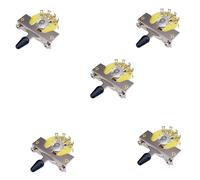 5X Guitar Metal 5 Way Lever Switch Selector for Electric Guitar Parts Replacement