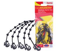 5x Hama Cable Ties 18cm Reusable Ball Binder Quick Binder TV HiFi PC